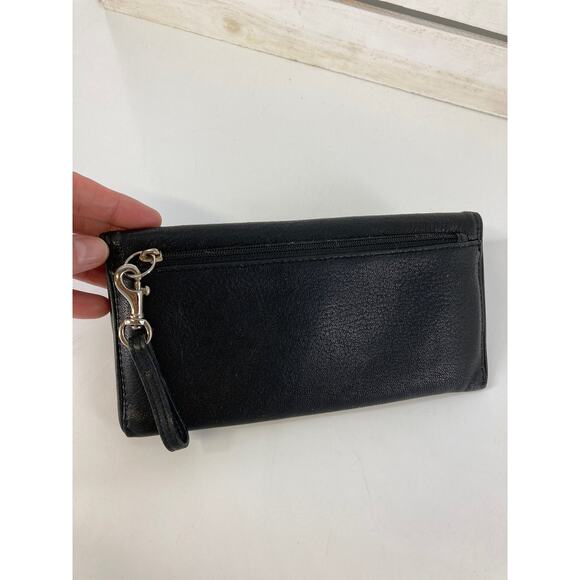 MICHAEL KORS, MEDIUM SIZE BLACK LEATHER WALLET (ASIS) - Picture 3 of 7